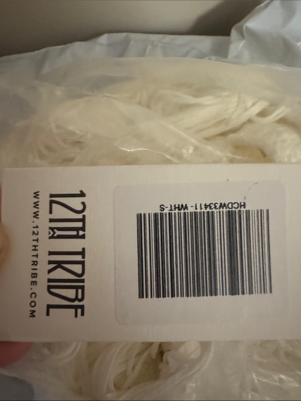 12th Tribe Cream Crochet Fringe Maxi Dress - Picture 4 of 4